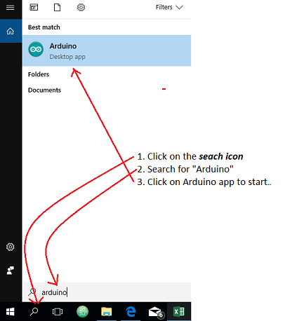 Starting Arduino IDE